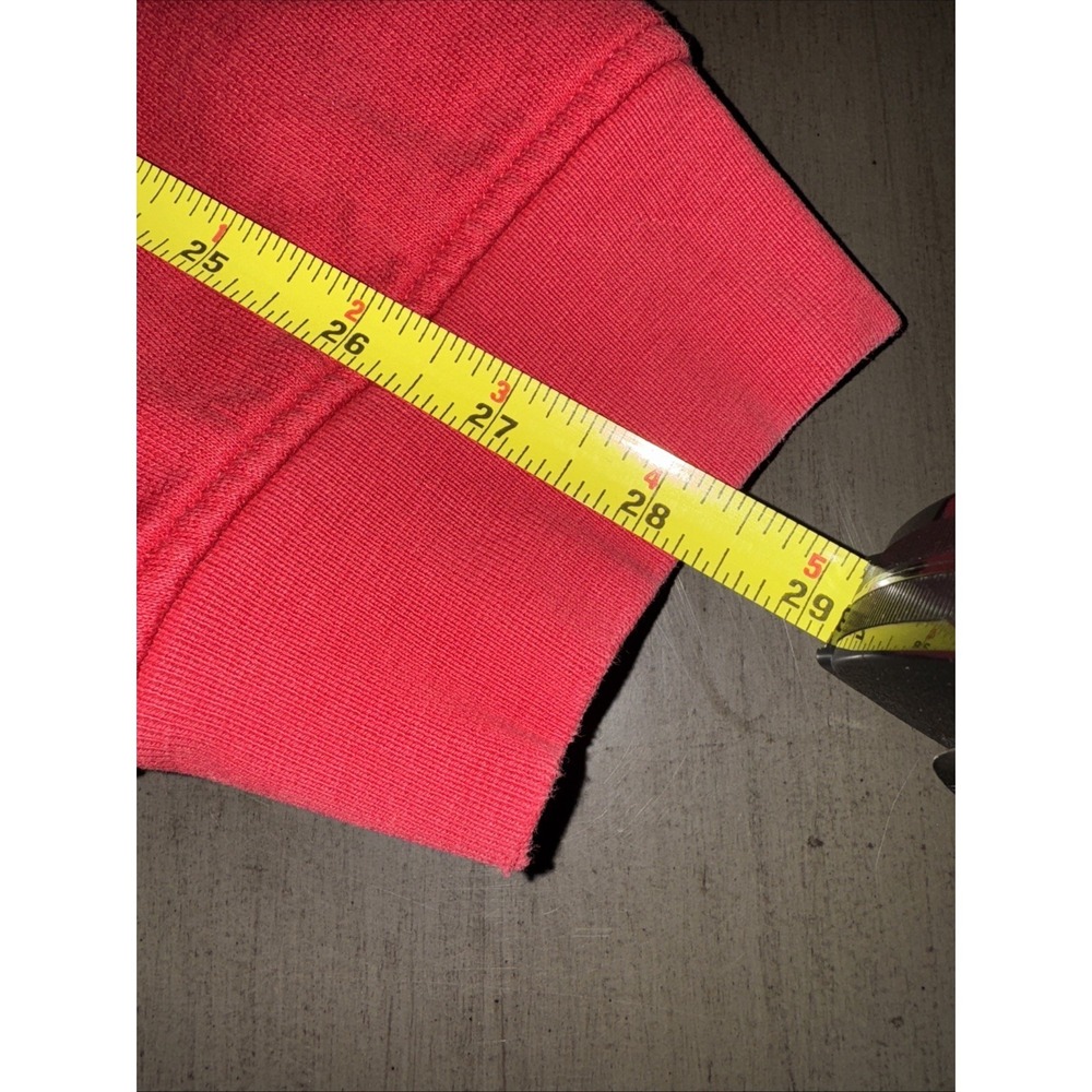 Vintage Nike Crewneck Sweatshirt Size‎ large center swoosh 90s nike Red Gray - Picture 10 of 10